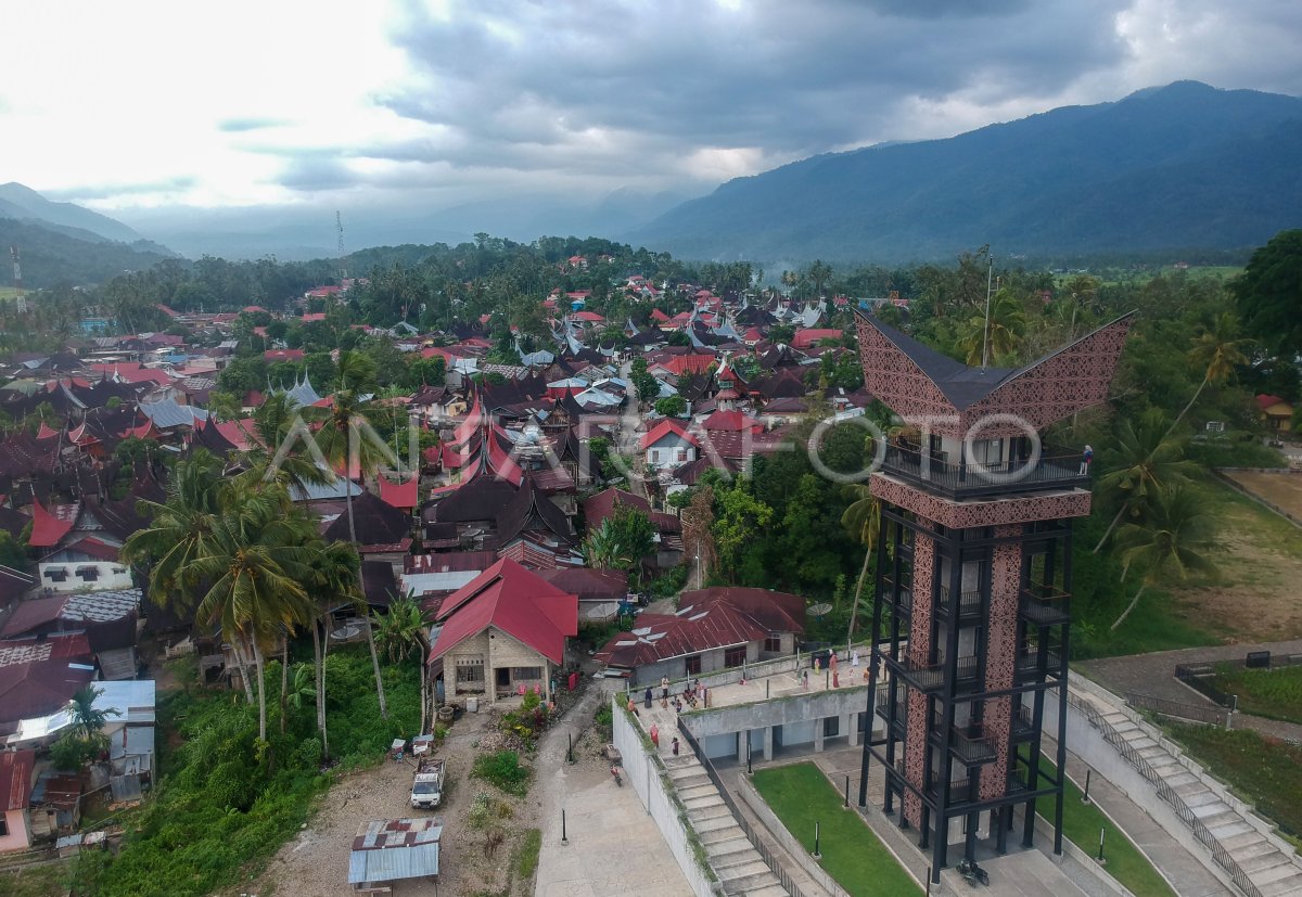 Menara songket di solok selatan antara foto