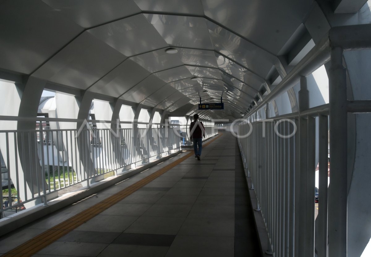 Uji coba skybridge Stasiun Bogor - Stasiun Paledang