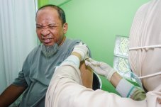 Vaksinasi jamaah calon haji di Balikpapan