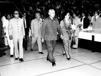 PRESIDEN SOEHARTO HADIRI PERINGATAN HARI KOPERASI