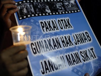 UNJUK RASA WARTAWAN KEDIRI