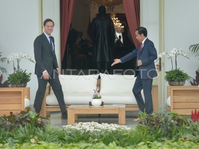 KUNJUNGAN KERJA PM KERAJAAN BELANDA | ANTARA Foto