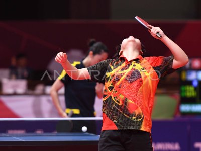 TENIS MEJA BEREGU PUTRI MALAYSIA VS SINGAPURA