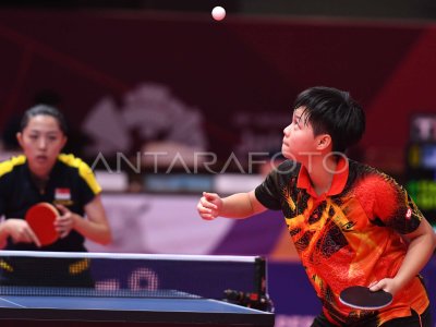 TENIS MEJA BEREGU PUTRI MALAYSIA VS SINGAPURA