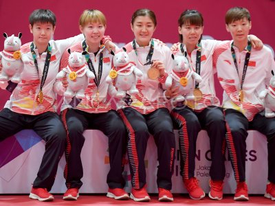 TENIS MEJA BEREGU PUTRI FINAL CINA VS KOREA UTARA