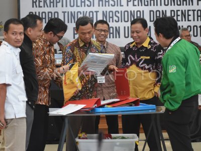 REKAPITULASI HASIL PENGHITUNGAN PEMILU SUARA LUAR NEGERI | ANTARA Foto