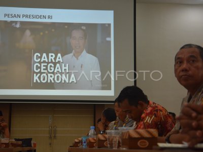 RAKOR PENCEGAHAN VIRUS CORONA DI JOMBANG