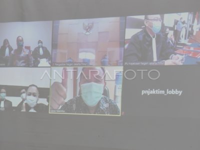 SIDANG KASUS DOKUMEN PERJALANAN PALSU DJOKO TJANDRA | ANTARA Foto