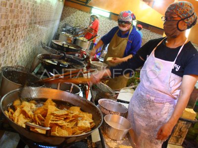 USAHA KERIPIK TEMPE TERDAMPAK LARANGAN MUDIK LEBARAN