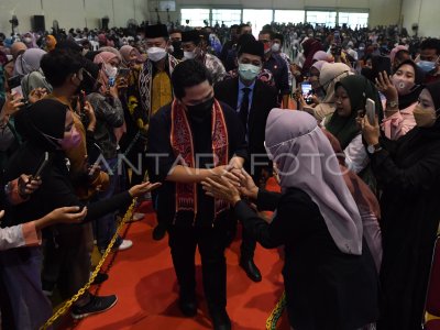 KULIAH UMUM ERICK THOHIR | ANTARA Foto