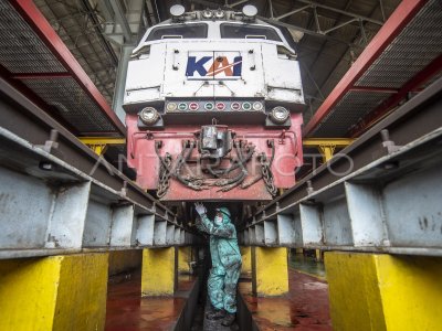 PERSIAPAN SARANA KERETA API ANGKUTAN LEBARAN 2022 | ANTARA Foto