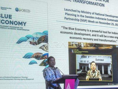 SEMINAR OF THE DEVELOPMENT OF INDONESIA BLUE ECONOMY ROADMAP | ANTARA Foto