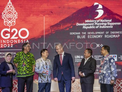 SEMINAR OF THE DEVELOPMENT OF INDONESIA BLUE ECONOMY ROADMAP | ANTARA Foto