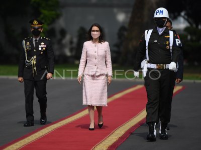 PRESIDEN JOKOWI MENERIMA SURAT KEPERCAYAAN DUBES LBBP