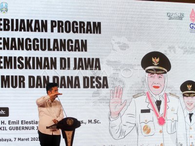 RAPAT KOORDINASI KEMISKINAN DAN PERCEPATAN PENCAIRAN DANA DESA | ANTARA ...