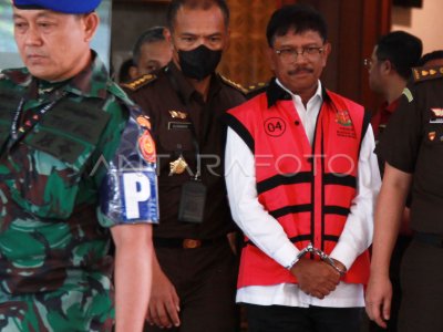 Menkominfo Johnny G Plate Jadi Tersangka Dan Ditahan | ANTARA Foto