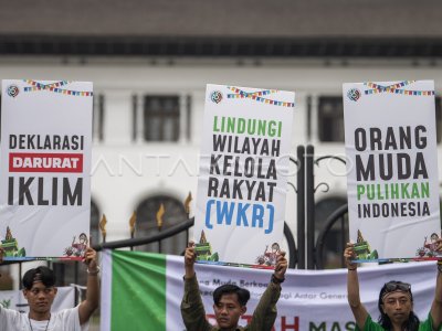 Aksi Hari Lingkungan Hidup Sedunia | ANTARA Foto