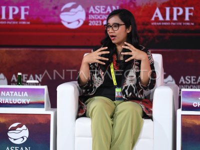 Diskusi panel kedua ketegori dua ASEAN Indo Pacific Forum