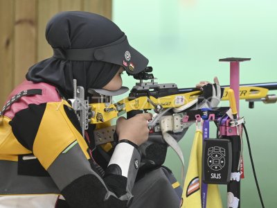 Final tim air rifle 50 meter putri