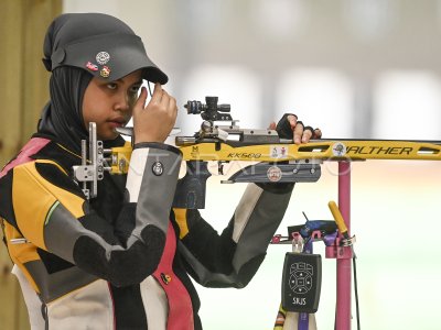 Final tim air rifle 50 meter putri