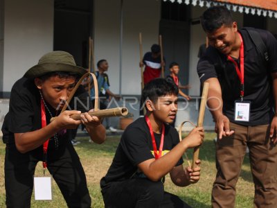 Permainan tradisional di Museum Kebangkitan Nasional