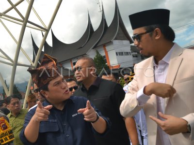 Menteri BUMN resmikan kawasan kuliner Stasiun Lambung Bukittinggi
