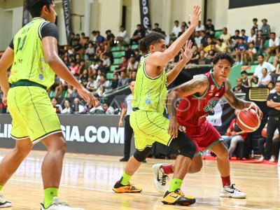 Bali United Basketball against Pacific Caesar Surabaya