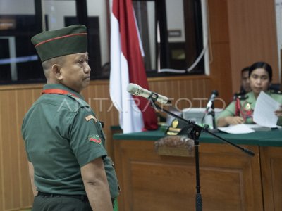 Sidang perdana penembakan polisi di Lampung