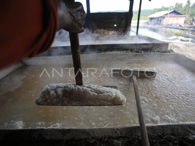 Realisasi produksi garam rakyat di Aceh