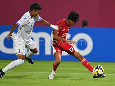 The U-17 World Cup match between Indonesia National Team and Honduras