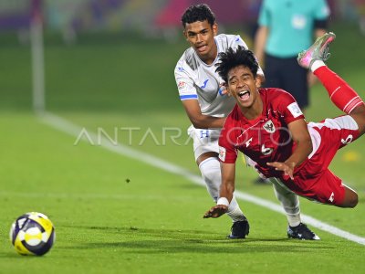 The Indonesian U-17 National Team defeats Honduras in the World Cup