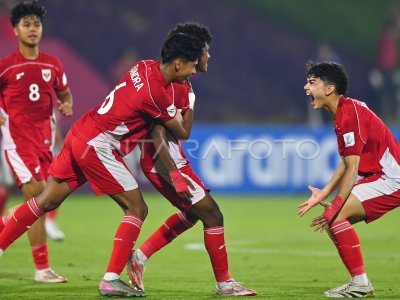 The Indonesia U-17 national team defeats Honduras