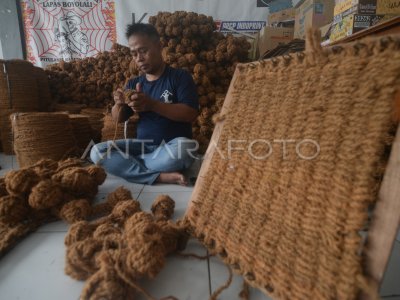 Kerajinan sabut kelapa ekspor di Rutan Boyolali