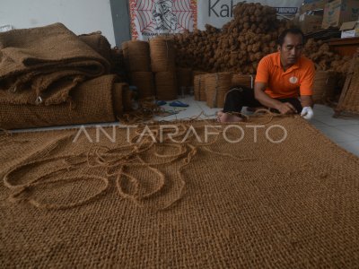 Kerajinan sabut kelapa ekspor di Rutan Boyolali