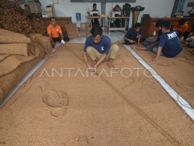 Kerajinan sabut kelapa ekspor di Rutan Boyolali