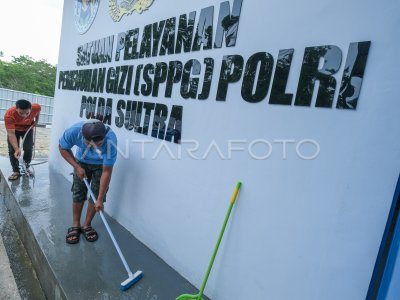 Persiapan SPPG Polda Sultra pascarenovasi