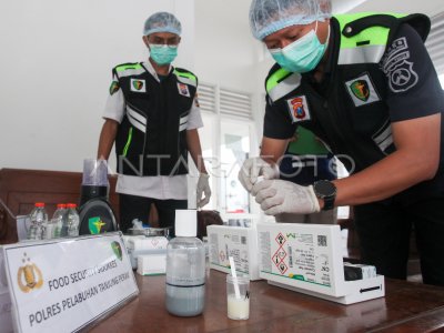 Uji kualitas makanan menu MBG di Surabaya