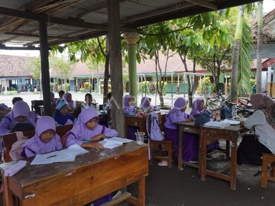Sekolah rusak di Jombang 