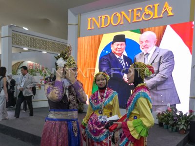 Suasana Paviliun Indonesia di COP30 Brasil