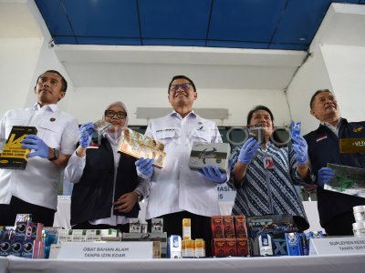 BPOM rilis hasil penindakan gudang sediaan farmasi ilegal