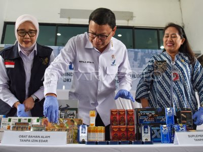 BPOM rilis hasil penindakan gudang sediaan farmasi ilegal