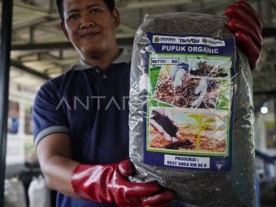 Pengolahan sampah di Travoy Rest Jasa Marga