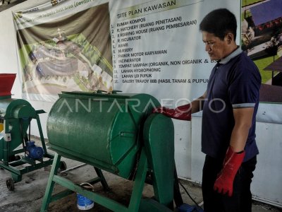 Pengolahan sampah di Travoy Rest Jasa Marga