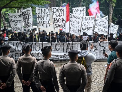 Aksi tuntut revolusi total PSSI di Jakarta
