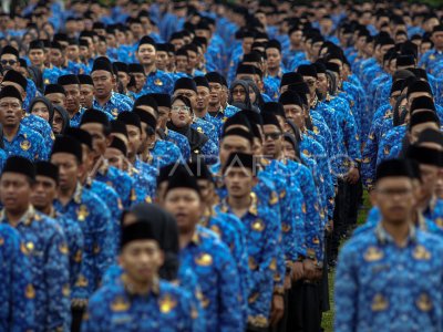 Pelantikan ribuan PPPK paruh waktu di Kabupaten Bogor