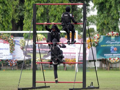 Peringatan HUT Ke-80 Korps Brimob di Sidoarjo