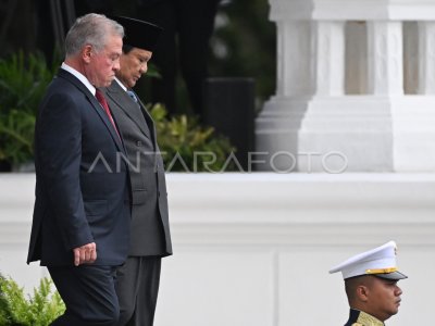 Presiden Prabowo terima kunjungan Raja Yordania