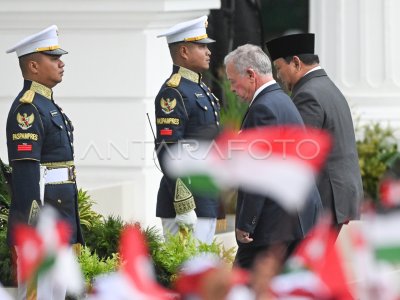Presiden Prabowo terima kunjungan Raja Yordania