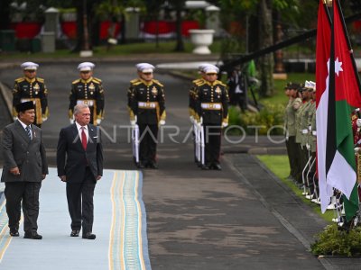 Presiden Prabowo terima kunjungan Raja Yordania