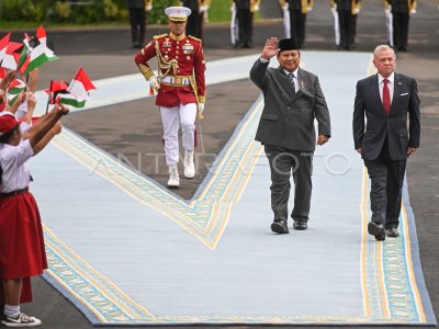 Presiden Prabowo terima kunjungan Raja Yordania